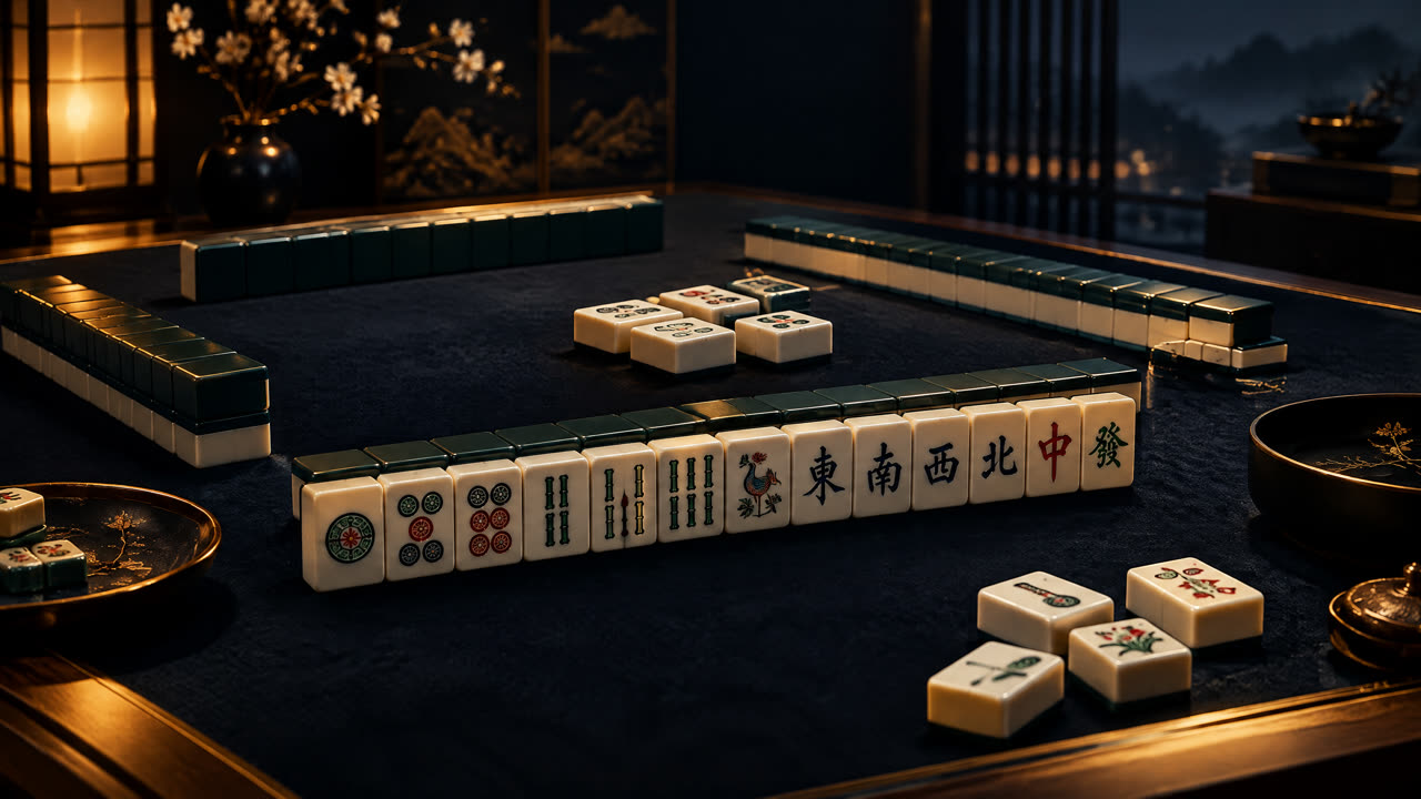 棋牌遊戲入門：麻雀、撲克同常見房間規則 的 PP88娛樂城文章封面。